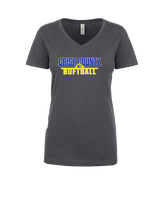 Crisp County HS Softball Logo 01 - Womens Vneck