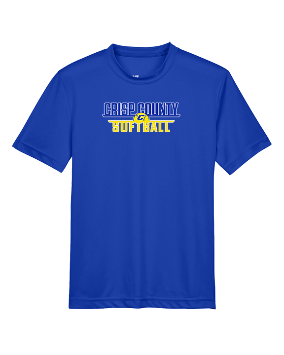 Crisp County HS Softball Logo 01 - Youth Performance Shirt