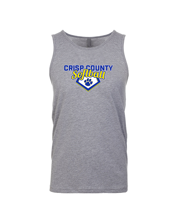 Crisp County HS Softball Logo 02 - Tank Top