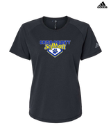 Crisp County HS Softball Logo 02 - Womens Adidas Performance Shirt
