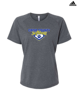 Crisp County HS Softball Logo 02 - Womens Adidas Performance Shirt