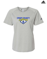 Crisp County HS Softball Logo 02 - Womens Adidas Performance Shirt