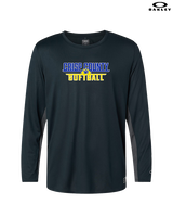 Crisp County HS Softball Logo 03 - Mens Oakley Longsleeve