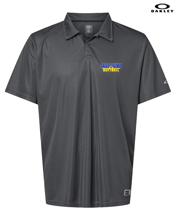 Crisp County HS Softball Logo 03 - Mens Oakley Polo