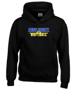 Crisp County HS Softball Logo 03 - Youth Hoodie