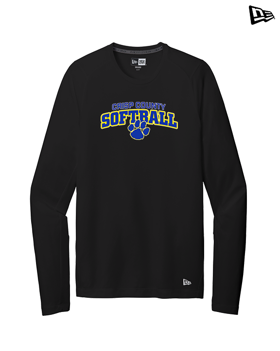 Crisp County HS Softball Logo 04 - New Era Performance Long Sleeve