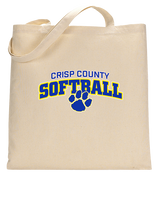 Crisp County HS Softball Logo 04 - Tote