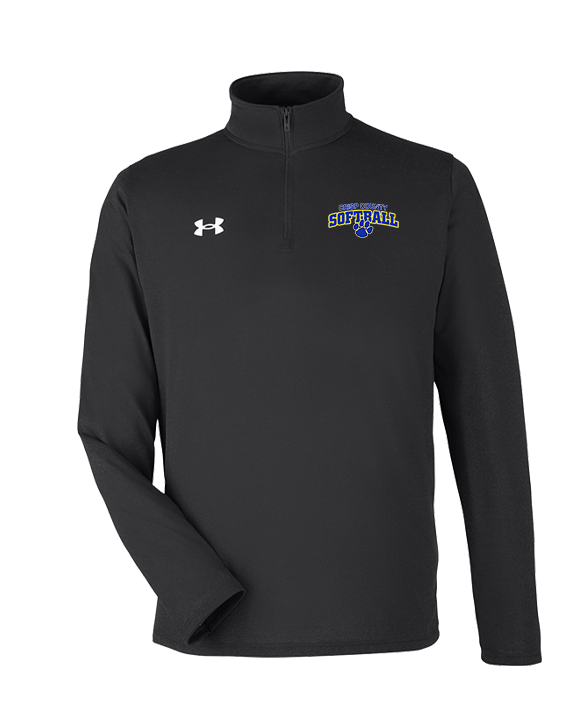 Crisp County HS Softball Logo 04 - Under Armour Mens Tech Quarter Zip