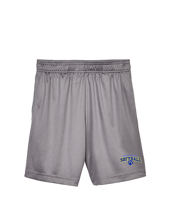 Crisp County HS Softball Logo 04 - Youth Training Shorts