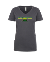 Crystal Lake South HS Football Keen - Womens Vneck