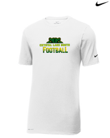 Crystal Lake South HS Football Splatter - Mens Nike Cotton Poly Tee