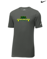 Crystal Lake South HS Football Stacked - Mens Nike Cotton Poly Tee