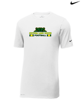 Crystal Lake South HS Football Stacked - Mens Nike Cotton Poly Tee