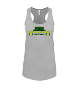 Crystal Lake South HS Football Stacked - Womens Tank Top