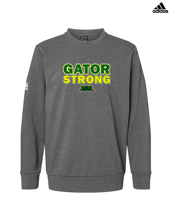 Crystal Lake South HS Football Strong - Mens Adidas Crewneck