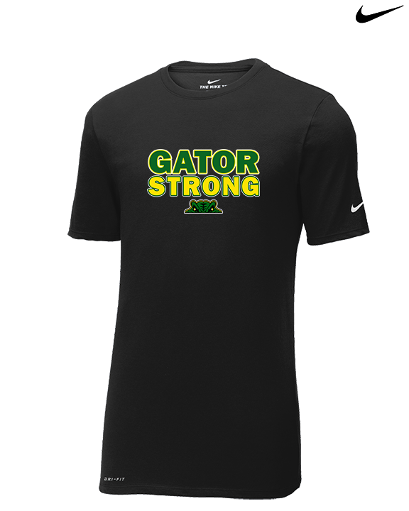 Crystal Lake South HS Football Strong - Mens Nike Cotton Poly Tee