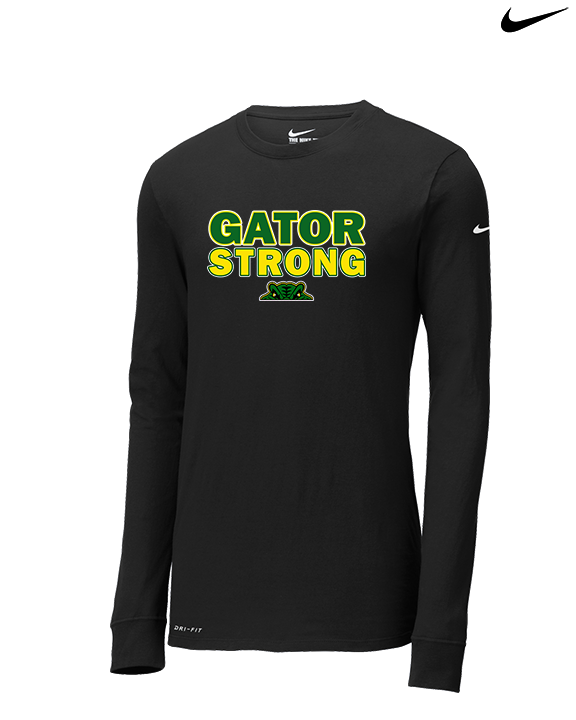 Crystal Lake South HS Football Strong - Mens Nike Longsleeve