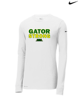 Crystal Lake South HS Football Strong - Mens Nike Longsleeve