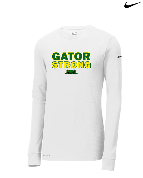 Crystal Lake South HS Football Strong - Mens Nike Longsleeve