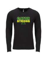 Crystal Lake South HS Football Strong - Tri-Blend Long Sleeve