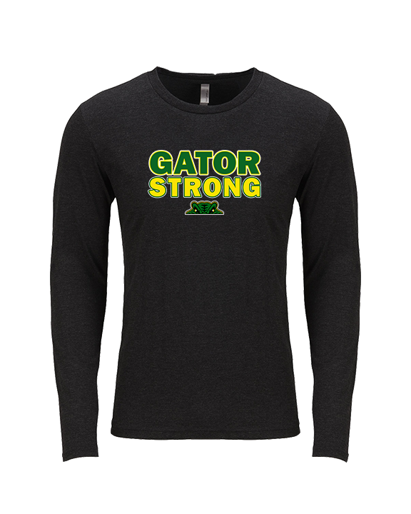 Crystal Lake South HS Football Strong - Tri-Blend Long Sleeve