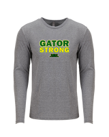 Crystal Lake South HS Football Strong - Tri-Blend Long Sleeve