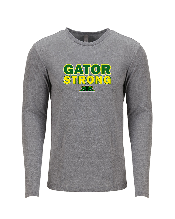 Crystal Lake South HS Football Strong - Tri-Blend Long Sleeve