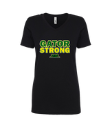 Crystal Lake South HS Football Strong - Womens Vneck
