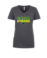 Crystal Lake South HS Football Strong - Womens Vneck