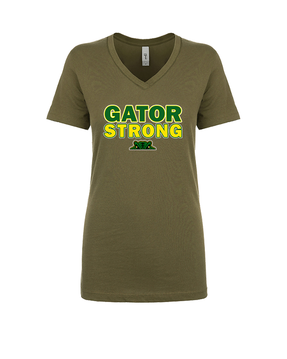 Crystal Lake South HS Football Strong - Womens Vneck