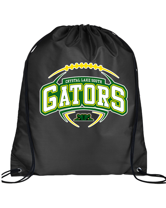Crystal Lake South HS Football Toss - Drawstring Bag