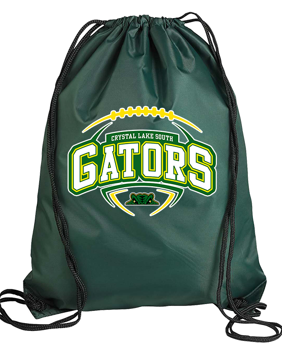 Crystal Lake South HS Football Toss - Drawstring Bag