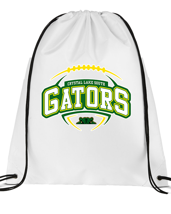 Crystal Lake South HS Football Toss - Drawstring Bag