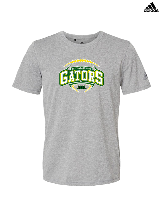 Crystal Lake South HS Football Toss - Mens Adidas Performance Shirt