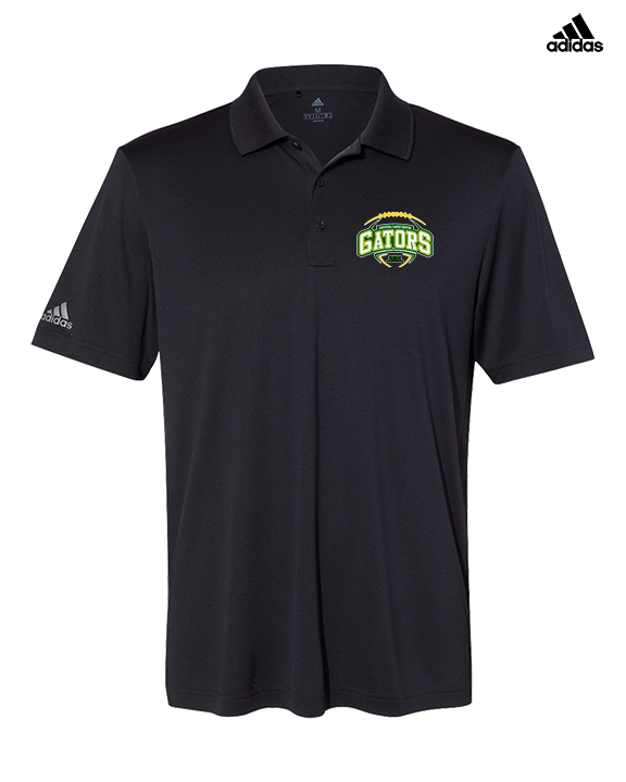 Crystal Lake South HS Football Toss - Mens Adidas Polo