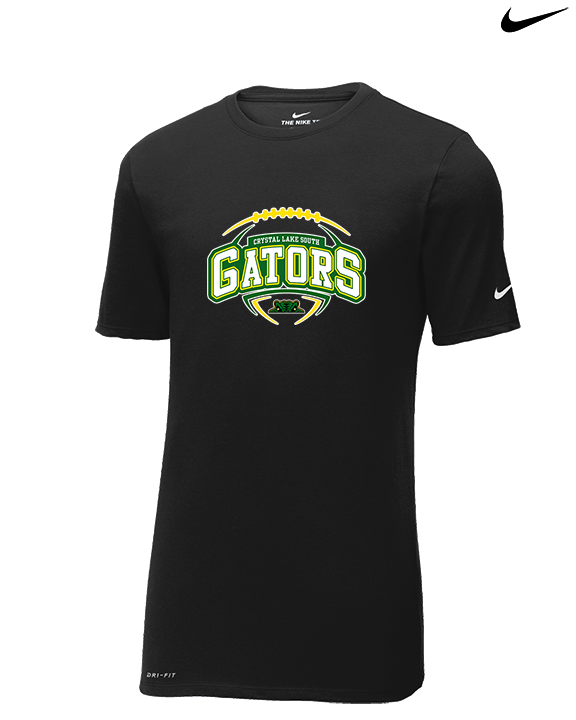 Crystal Lake South HS Football Toss - Mens Nike Cotton Poly Tee