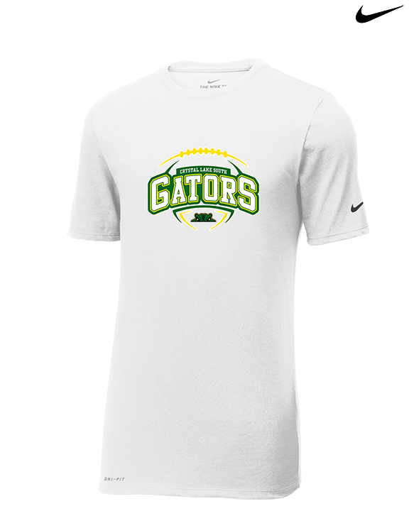 Crystal Lake South HS Football Toss - Mens Nike Cotton Poly Tee