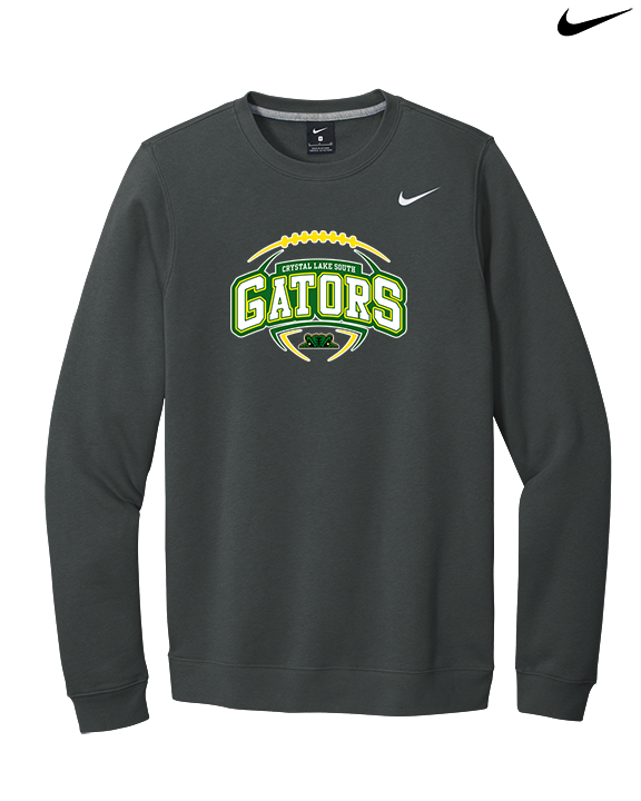 Crystal Lake South HS Football Toss - Mens Nike Crewneck