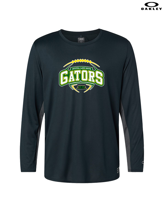 Crystal Lake South HS Football Toss - Mens Oakley Longsleeve