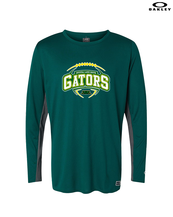 Crystal Lake South HS Football Toss - Mens Oakley Longsleeve