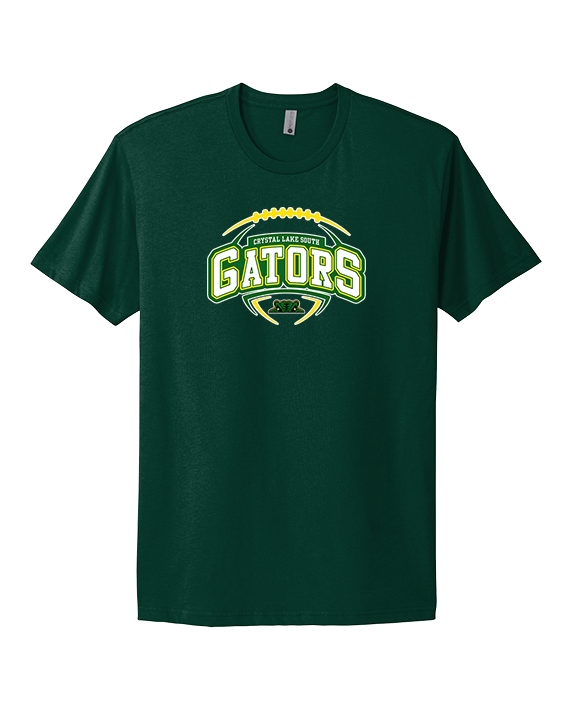 Crystal Lake South HS Football Toss - Mens Select Cotton T-Shirt