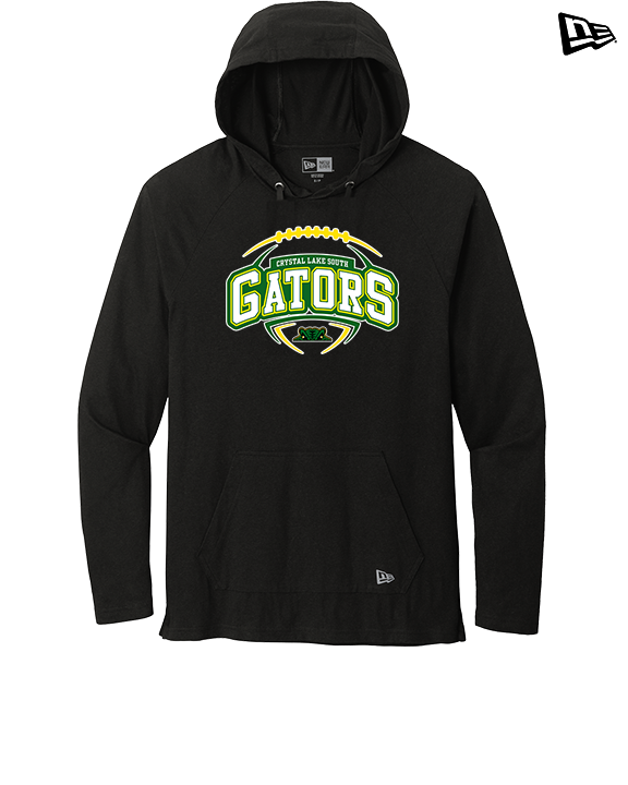 Crystal Lake South HS Football Toss - New Era Tri-Blend Hoodie