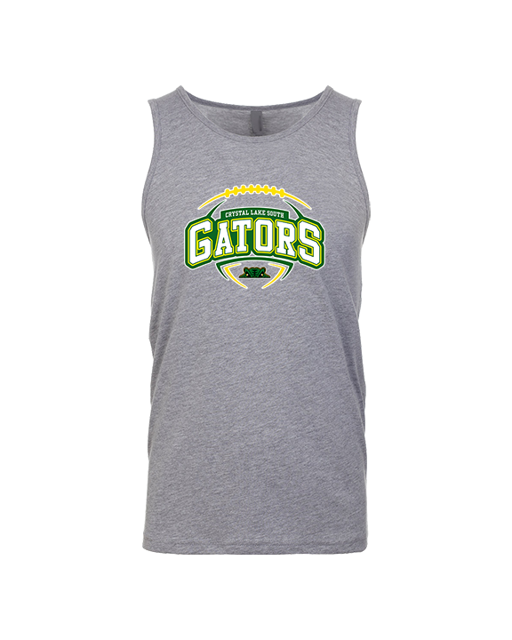 Crystal Lake South HS Football Toss - Tank Top