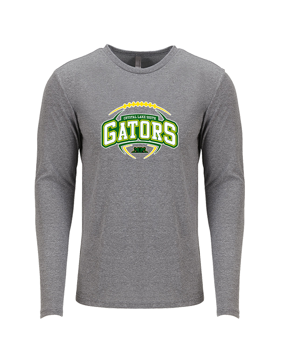 Crystal Lake South HS Football Toss - Tri-Blend Long Sleeve