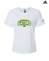 Crystal Lake South HS Football Toss - Womens Adidas Performance Shirt