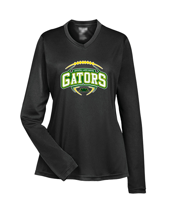 Crystal Lake South HS Football Toss - Womens Performance Longsleeve