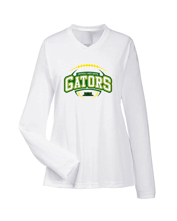 Crystal Lake South HS Football Toss - Womens Performance Longsleeve