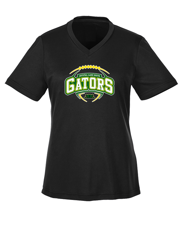 Crystal Lake South HS Football Toss - Womens Performance Shirt
