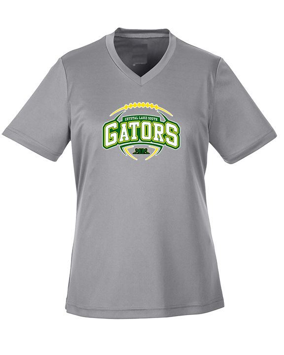 Crystal Lake South HS Football Toss - Womens Performance Shirt