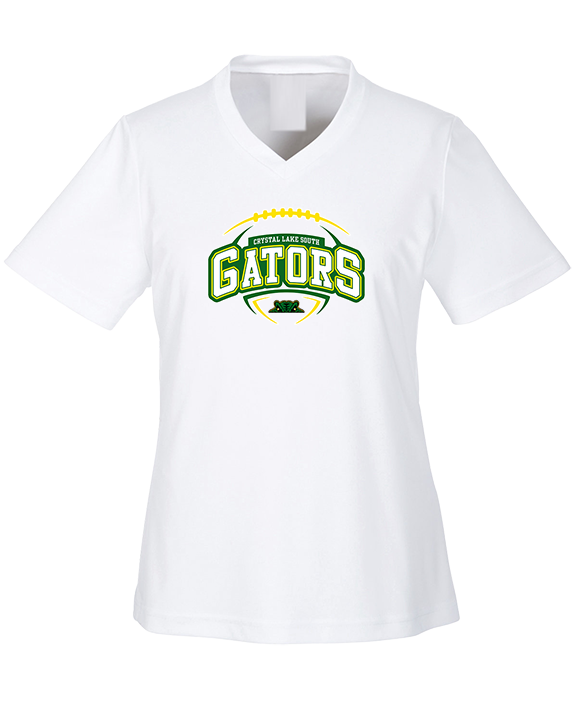 Crystal Lake South HS Football Toss - Womens Performance Shirt